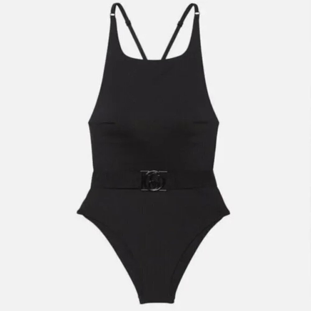 New! Victoria's Secret Wild Wanderer Belted Open Back Swimsuit 3546